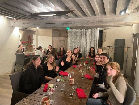 Etape du soir au restaurant